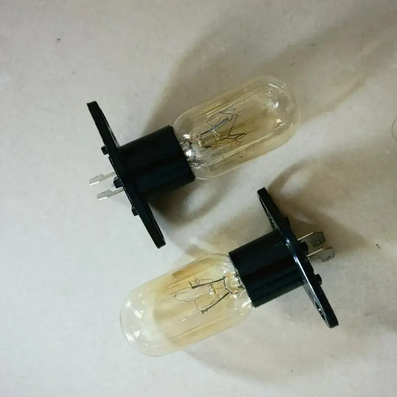 Refrigerator Parts fridge or microwave oven globe bulbs 250V 20-25W with bended 2 pins