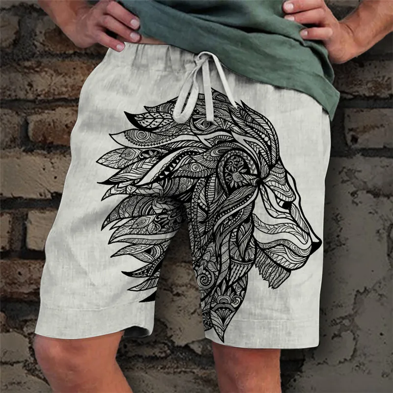 Hot Selling Men\'s Shorts Swimming Shorts Swimming Shorts Summer Shorts Graphic Print Quick Drying Short Casual Beach Pants