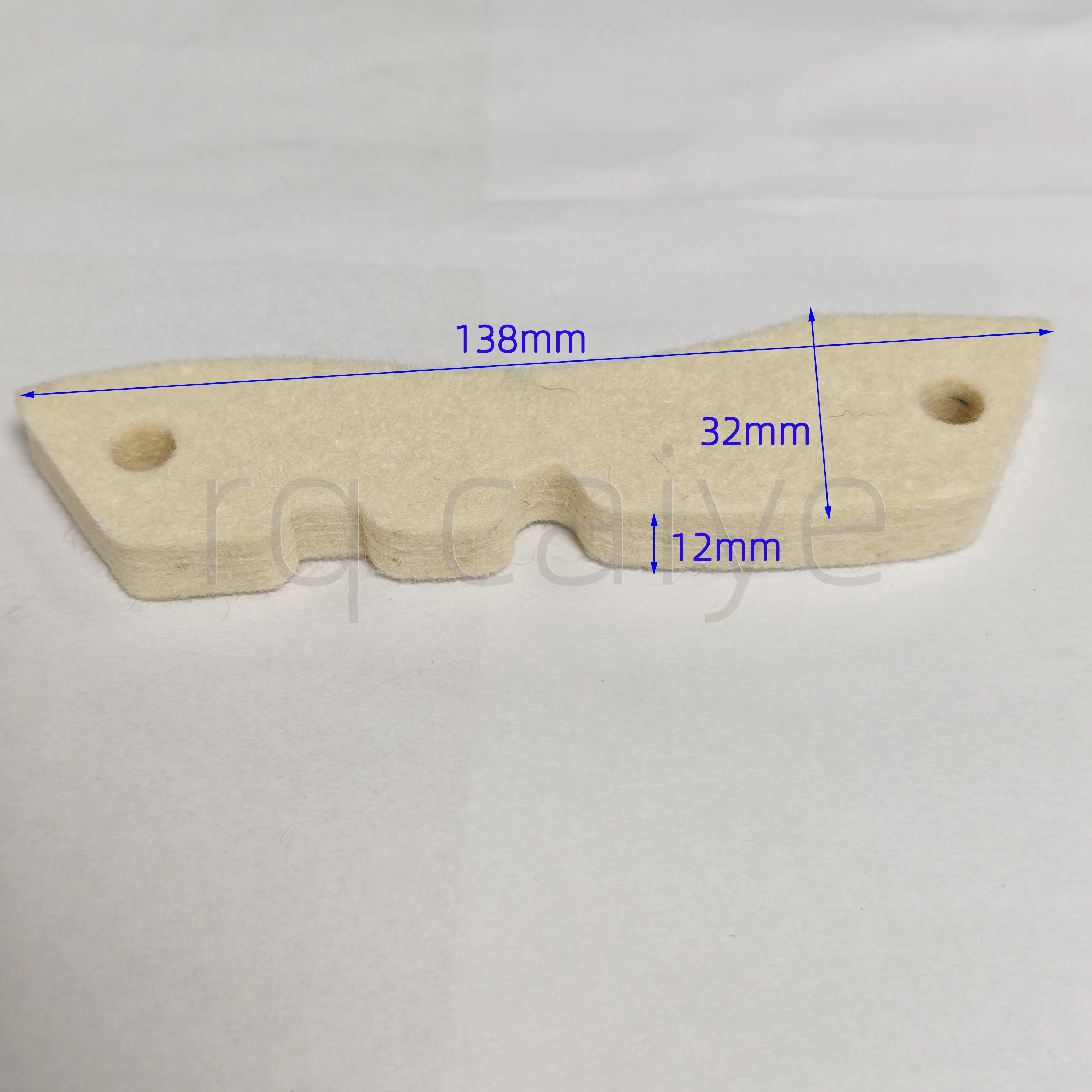 10piece 138x32x12mm Wool Felt Oil Plug For KBA Printing Machine Parts Oil Block Wool Plug