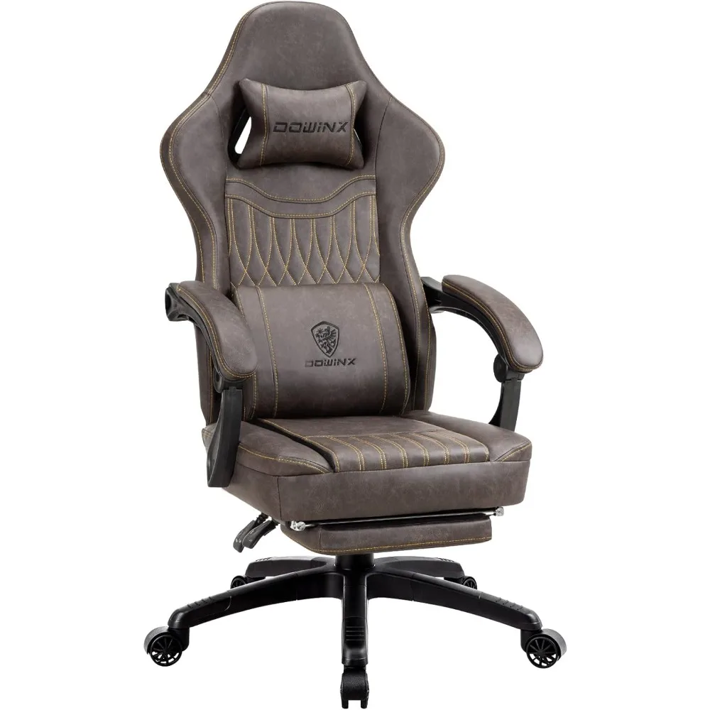 

Gaming Chair Breathable PU Leather Gamer Chair with Pocket Spring Cushion, Ergonomic Computer Chair