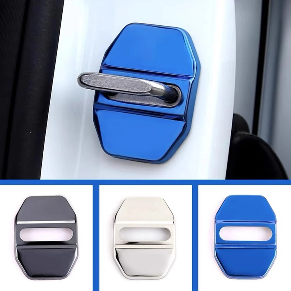 4pcs Car Door Lock Cover Sticker Case for BMW X1 X2 X3 X4 X5 X6 X7 E83 G06 G05 G02 G01 F15 F16 E70 E71 F25 F26 E72 F39