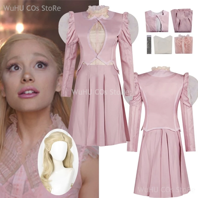 Movie Wicked Glinda Cosplay Sweet Suits Women Women\'s Halloween Costumes Carnival Clothes Ladies New Year Costume