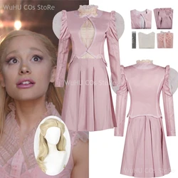 Movie Wicked Glinda Cosplay Sweet Suits Women Women's Halloween Costumes Carnival Clothes Ladies New Year Costume