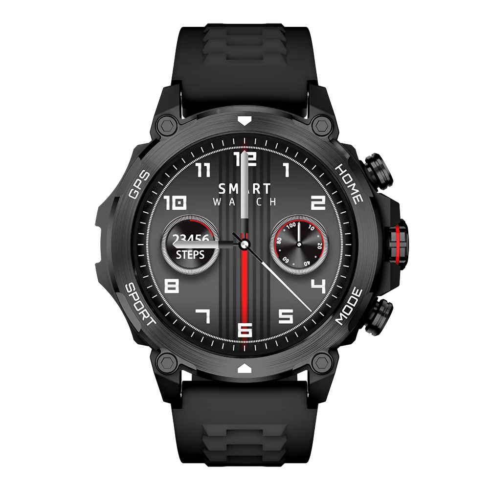 

2025 Smart Watch AMOLED Outdoor Sports GPS Compass Heart rate Waterproof Bluetooth Call 5ATM One Plus Smartwatches For Man