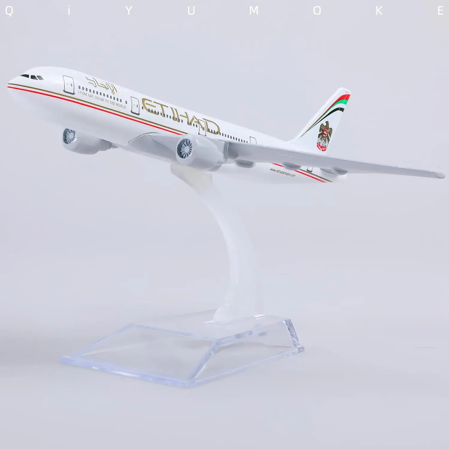 

16 см B777 Eithad литая под давлением металлическая модель самолета с подставкой, комплект Коллекционной модели для авиации, подарок