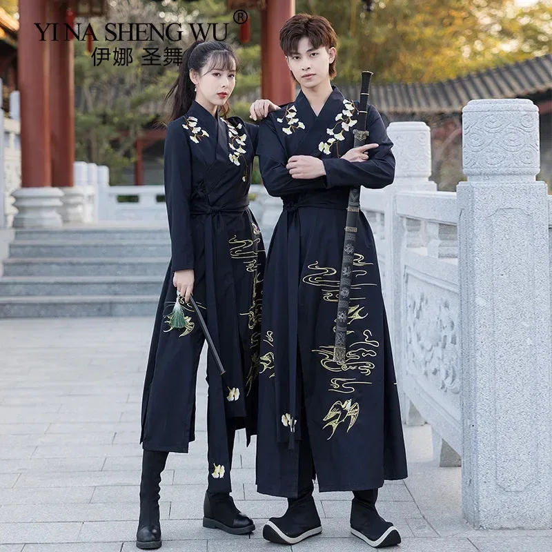 

Oriental Woman Chinese Traditional Hanfu Clothing Japanese Samurai Cosplay Costume Ancient Tang Suit Swordsman Female Clothes