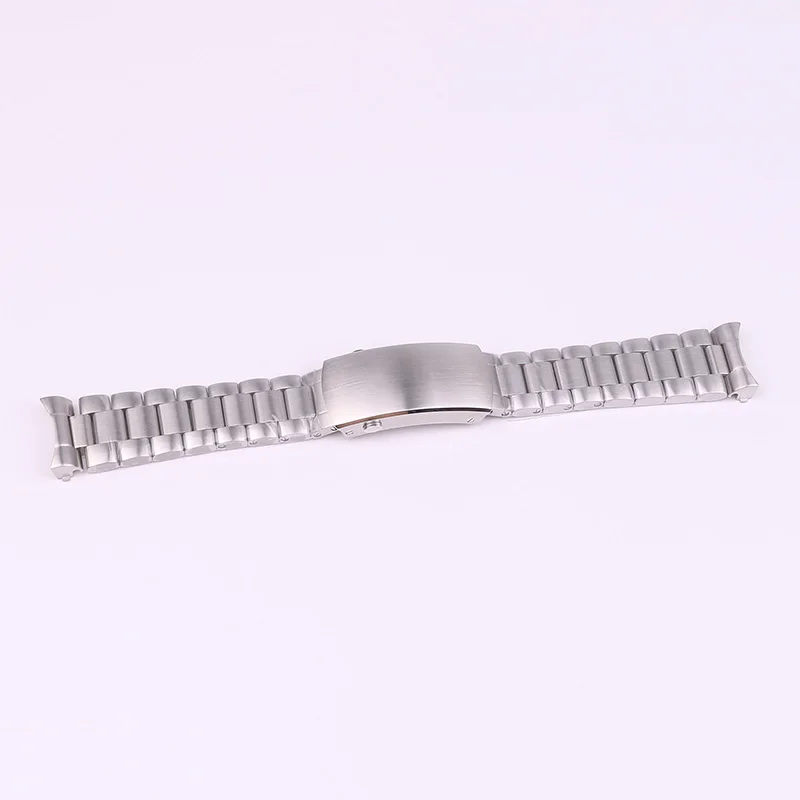 XIANERSHANG Custom O-MEGA SEAMASTER 600 Original Watchbands 21MM Curved Interface Strap Stainless Steel Folding Buckle Bracelet