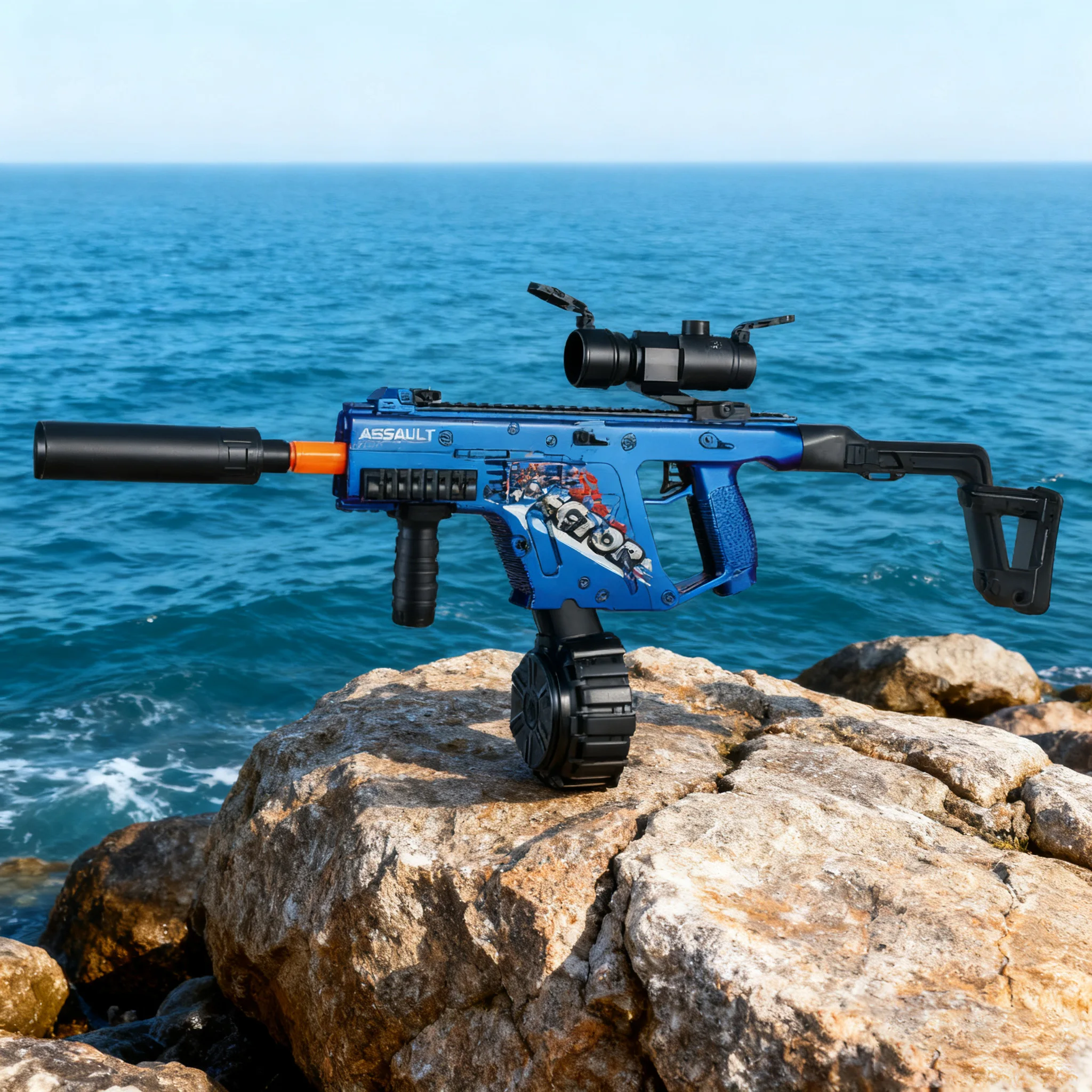 Nuovo Vector Auto Gel Blasters Pieno Automatico Splatter Pistola A Sfera Giocattoli A Lungo Raggio Adulti Gioco di Tiro All'aperto 10000 Perline D'acqua