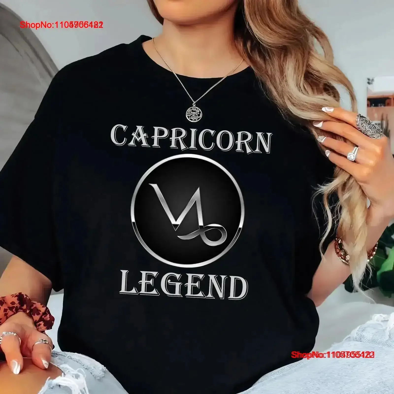 Capricorn T Shirt Legend Zodiac Star Sign For Capricorns Him or Her Horoscope s Men and Women vintage Washed designer clothes