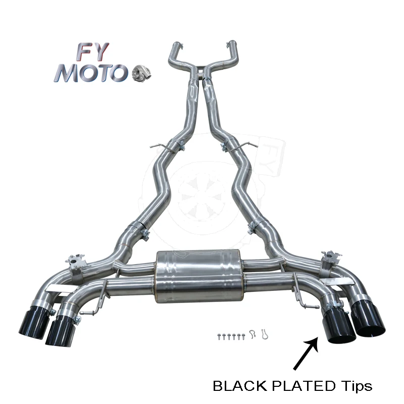 

Выхлопная система Valvetronic Catback для BMW M5 F90 S63 4.4T с черными насадками