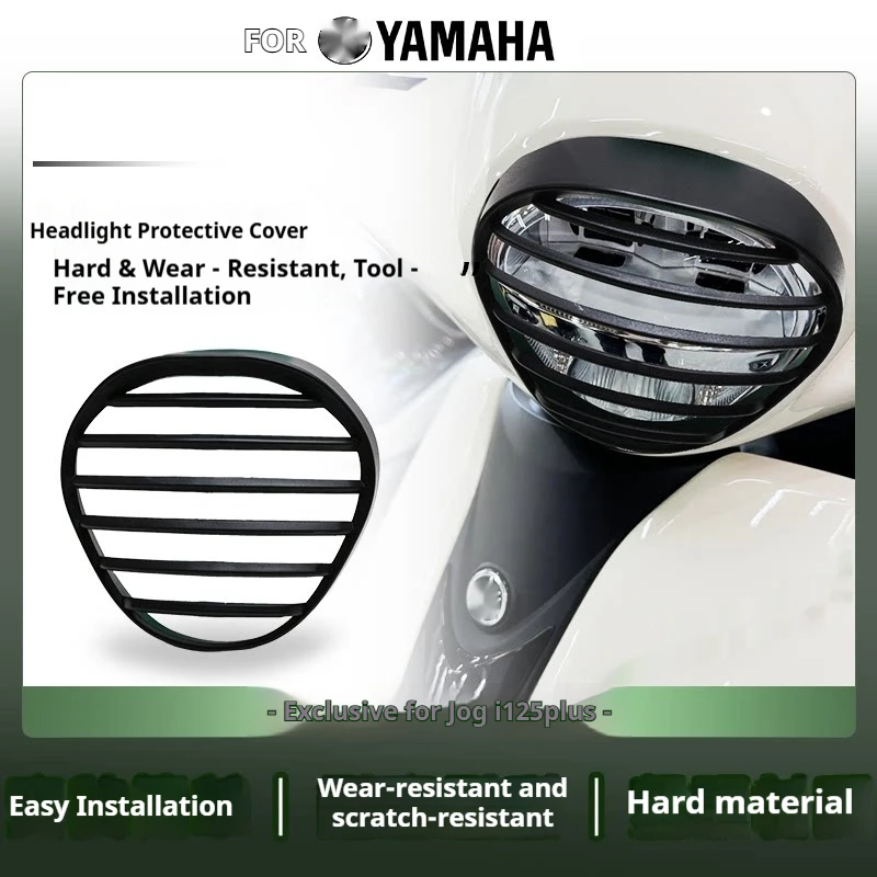 For Yamaha JOG i125 Plus Headlight Grille Guard Retro Protective Cover No-Drill Accesorios Moto