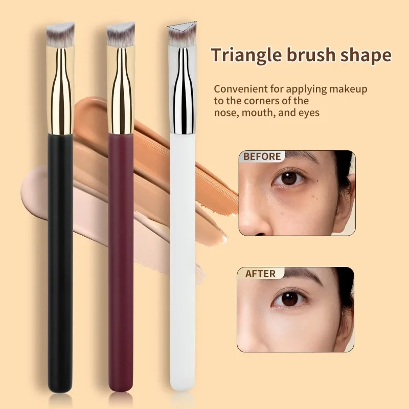 Soft Makeup Brush Foundation Concealer Brush Premium Nose Contour Kabuki Blusher Brushes Flawless Under Eye Dense Face Makeup