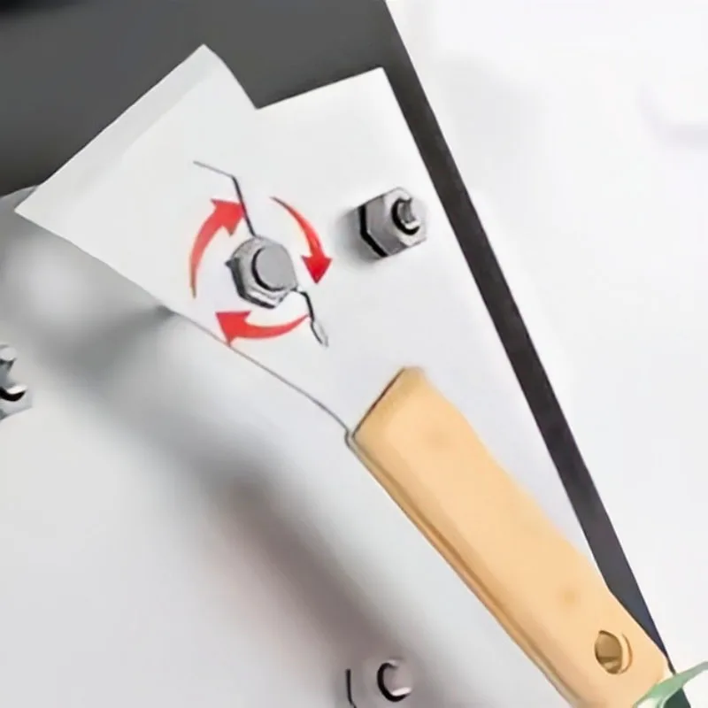 Ascheschaber, Dekorationsschaufel, Multifunktionales extra dickes Hängemesser, Reinigungsmesser, Edelstahl-Zementschaufel-Werkzeug – Detail 5