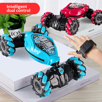 1:16 RC Car with LED Light Gesture Induction Deformation Twist 360° Rotating Climbing Car Remote Control Car Boy Toys Gift