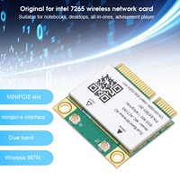 Gigabit Network Card Mini Network Card Network Card Mini PCI‑E Gigabit Double Band For Bluetooth 4.2 Wireless Wifi MC‑AC7265