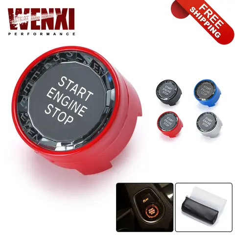 Crystal Start Stop Engine Switch Button for BMW 1 2 3 4 5 6 7 X1 X5 X6 F22 F30 F10 F32 F01 F15 G30 G31 G11 G12 G01