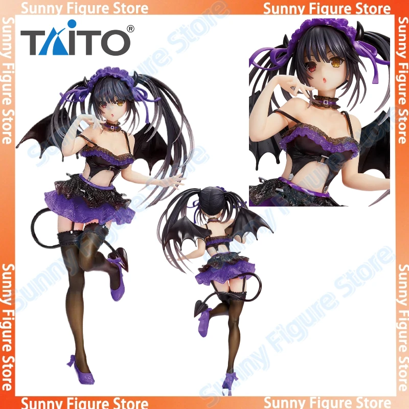 

In Stock TAITO Coreful Figure Date A Live Tokisaki Kurumi Pretty Devil Ver Desktop Cute Doll Anime Figures Gift Toys Model PVC