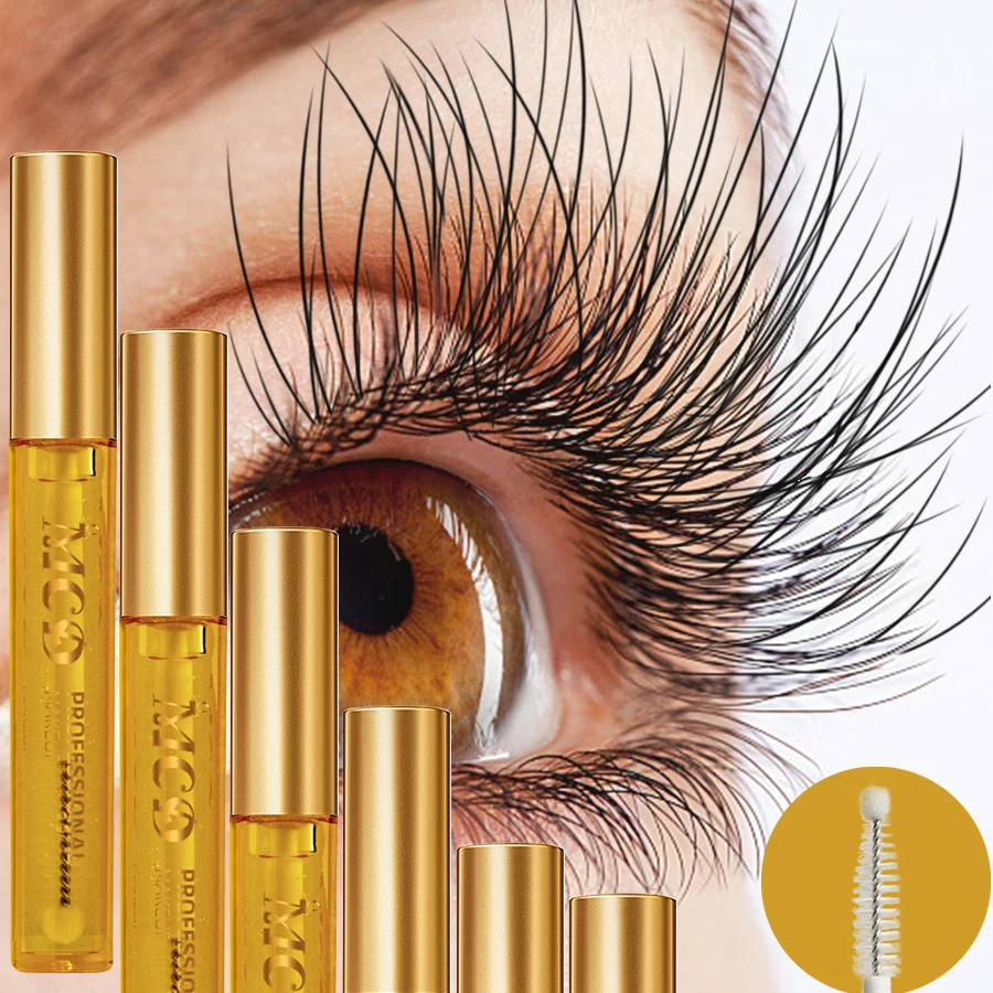 3 pezzi nutriente per ciglia e sopracciglia, siero rinforzante, ingredienti naturali per sopracciglia più lunghe, più spesse, regali per il trucco delle ciglia