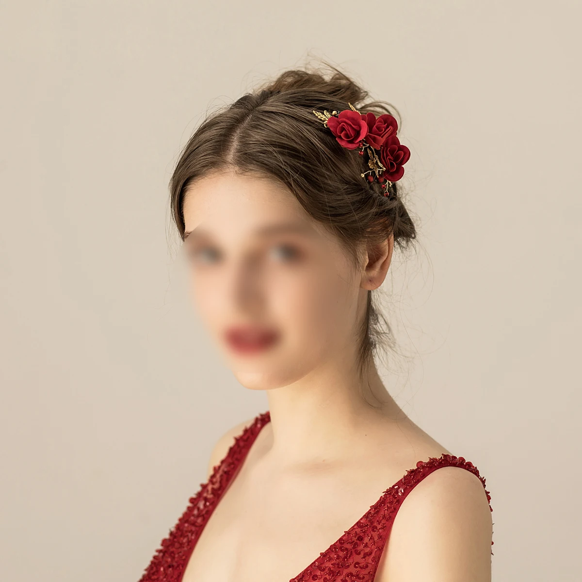 

Flower Headdress Bride Rose Headdress Bride Bridal Headdress Bridal Decor Headdress Beautiful Bridal Headdress
