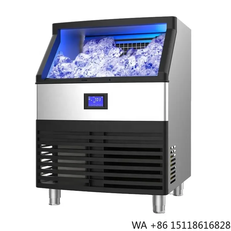 Commercial Industrial Ice Making Machine 40kg/24h Home Business Ice Maker,New Style Online Type Cube Ice Machine for Sale