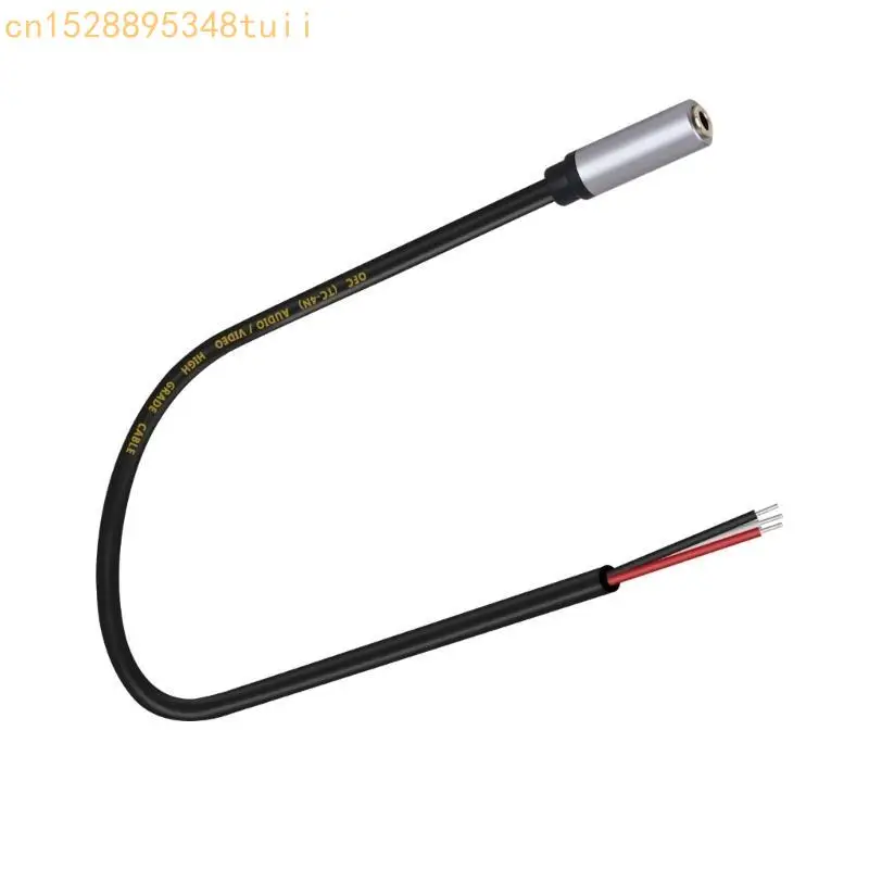 

Y4QF 30 см. Женский порт от 3,5 мм до голой проволоки с открытым концом TRS 3PIN CABER CABLE Провод для ремонта наушников и