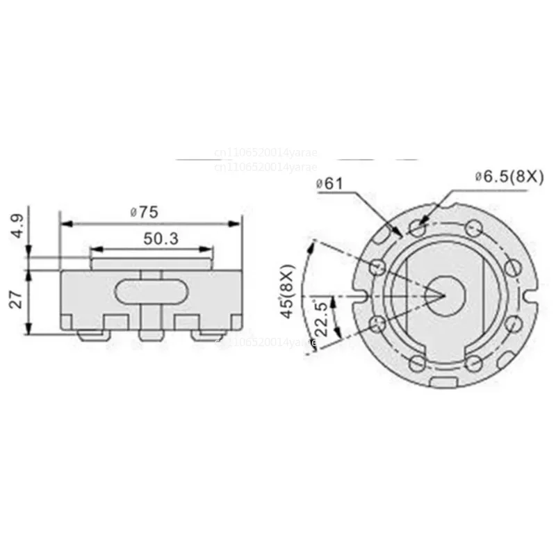 

3R-600.24-S System 3R D75 Manual Screw Locking Head Chuck Base Fixture Tooling