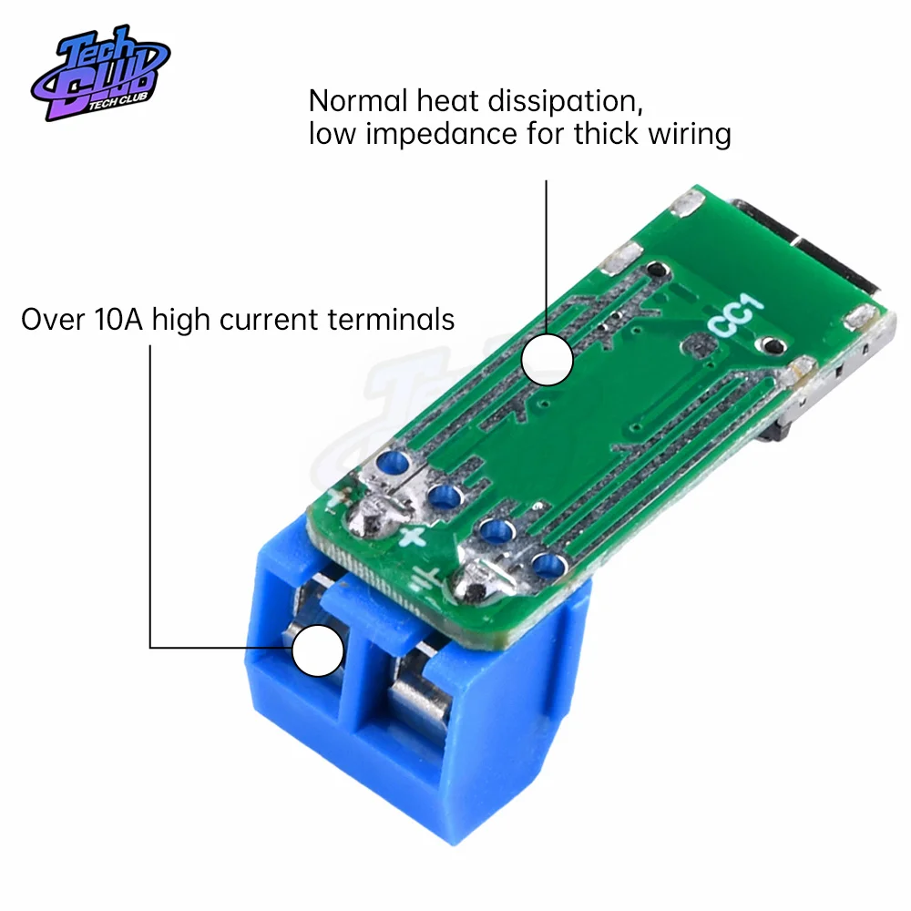 140W USB-C Fast Charge Trigger Board Module PD/QC Decoy Board USB Type-c  PD3.1Power Delivery Boost Module 28V/36V/48V