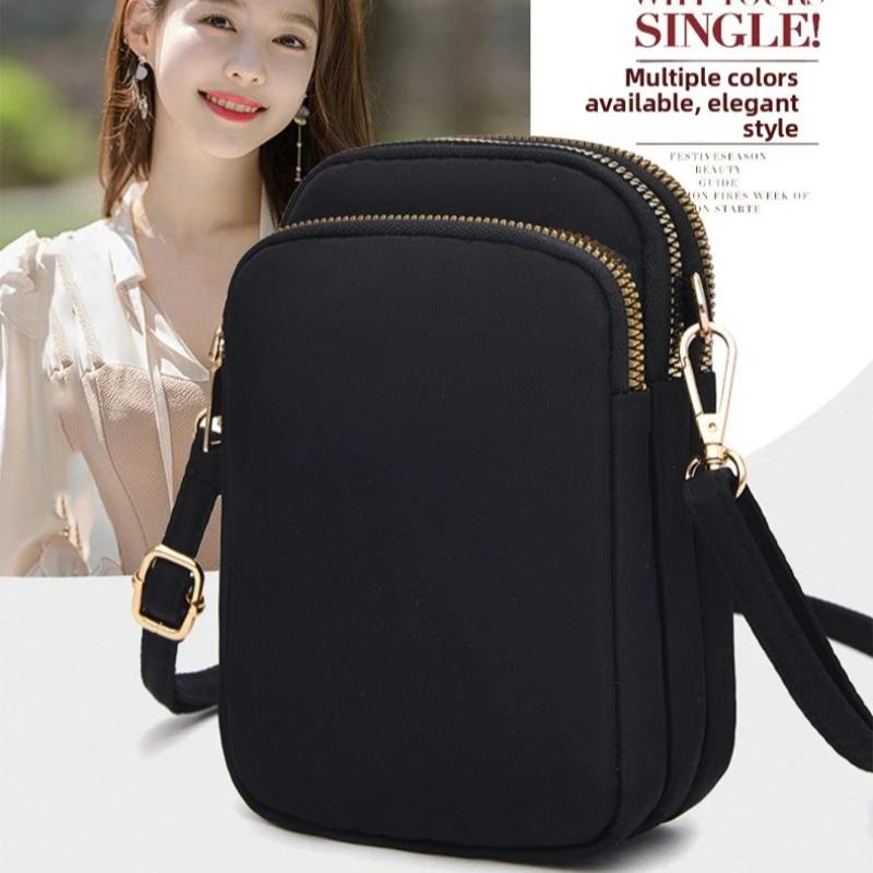Mini Cell Phone Crossbody Bag for Women,Lightweight Sling Purse Adjustable Shoulder Strap Casual Compact Wallet Pouch for Travel - view 2