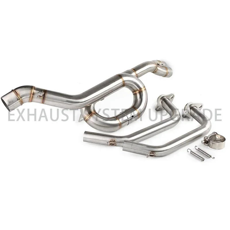 For Yamaha R25 R3 Universal 51mm Motorbike exhaust pipe Middle exhaust Stainless steel connector to connect group medium