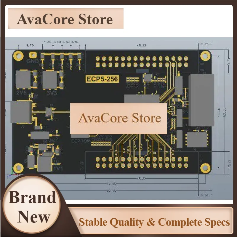 AvaCoreLattice ECP5 LFE5U-25F-6BG256C ECP5-256 FPGA Development Board