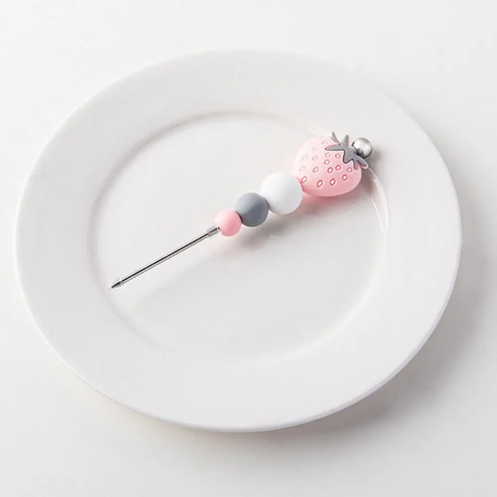 Strawberry Beads Icing Biscuit Exhaust Needles 3D Cake Decorating Needle Cookie Scribe Needle Rustproof