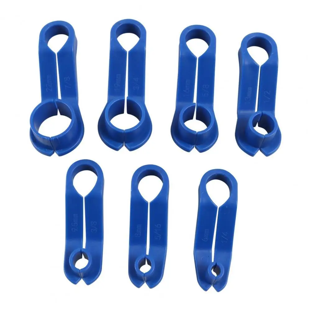 

7Pcs/Set AC Line Remover Wear Resistant Angled Plastic Anti Rust Fuel Line Disconnect Tool Car Supplies