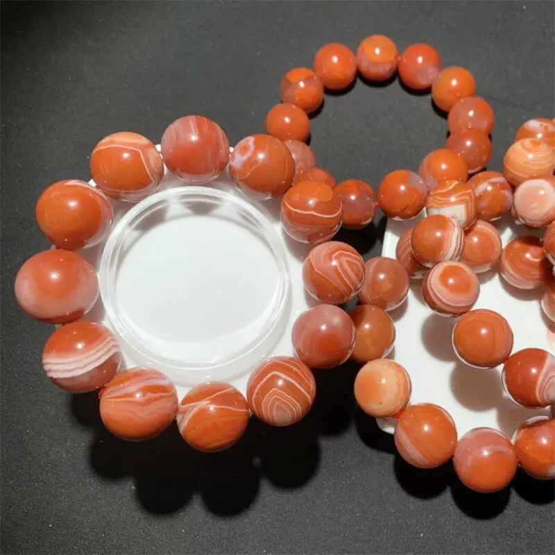 18MM Natural Persian Agate Bracelet Reiki Healing Fengshui Stone Fashion Jewelry For Women Holiday Gift 1PCS