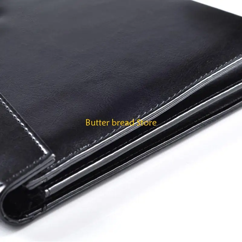 W89C مجلد ملفات المستندات مع قفل كلمة المرور، حقيبة منظم من جلد البولي يوريثان، حقيبة سفر لمدير المكتب