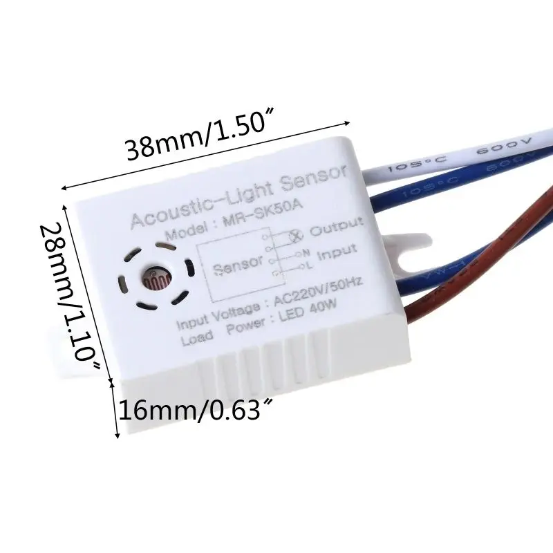 Sound Voice Sensor Smart Switches Module Detector Switch Auto ON/Off Switch Voice Control Switch Stair Corridor Home Improvement image 2