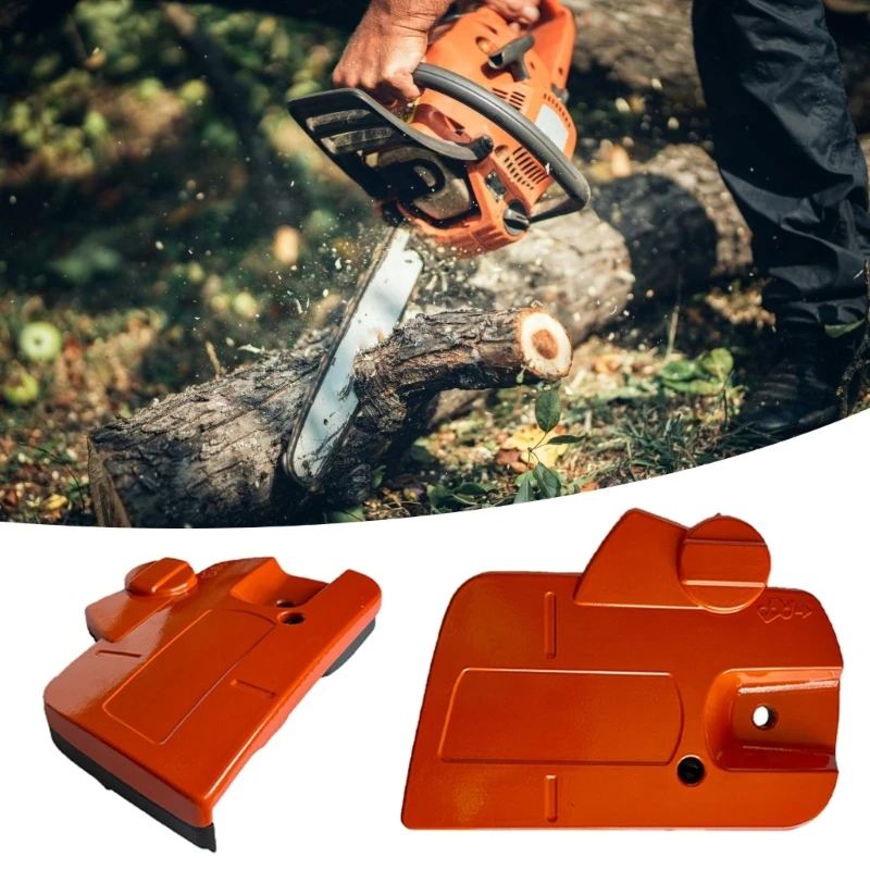 

02DC Durability Chain Brake Clutch Side Cover for HUS445E 450 450E Chainsaw Models