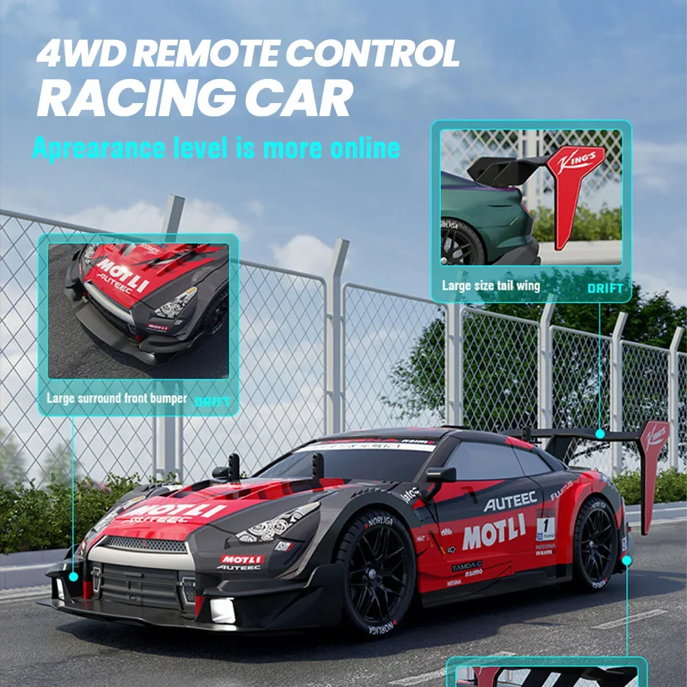 

Rc Car High Speed 4Wd 1/14 Remote Control Racing Drift Car 50Km/h Electric Children's Racing Vehicle Toys for Boys Kids Gift