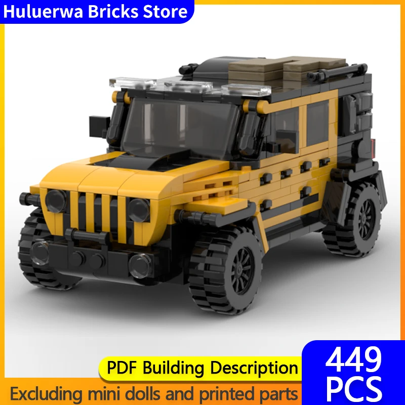 

Speed Racing Car Model MOC Building Bricks Wrangler Sunchaser Off-Road Vehicle Modular Technology Children Holiday Gifts Toys
