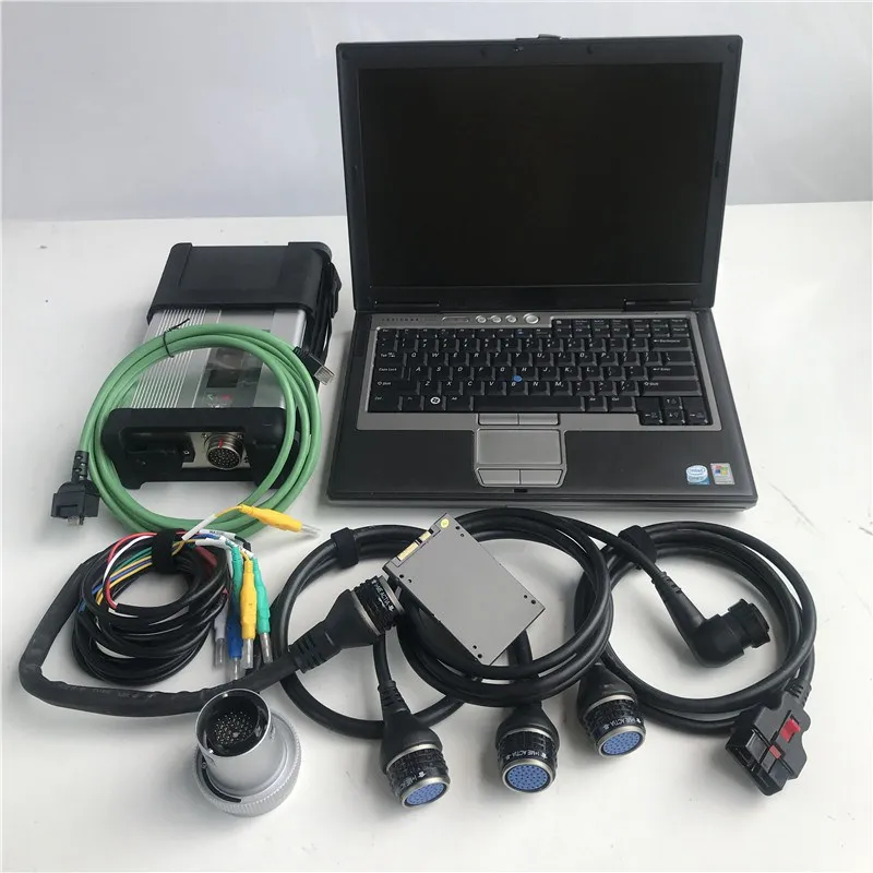 MB Star C5 SD Connect diagnostic tool + diagnosis software 2024.12V vediamo/X/DSA/DTS for mb old vehicles + D630 90% New Laptop