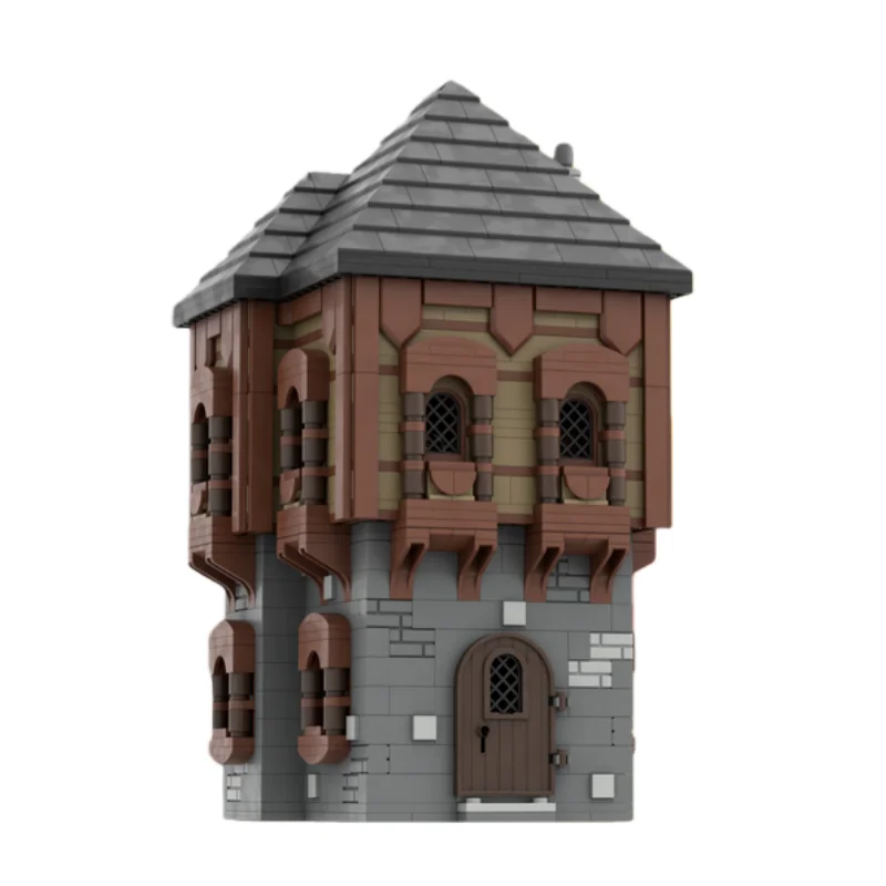 

MOC architectural medieval house creative model - small particle building blocks toy set 1225 pieces - suitable for all enthusia