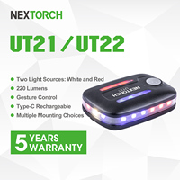 NEXTORCH UT21 Shoulder Light Gravity Sensing Police Shoulder Lights Red Blue Led 360° Rotation Warning Safety Lamp Police patrol