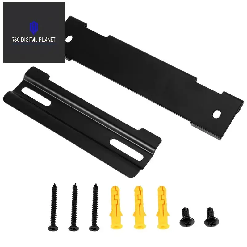 24-Hour Delivery WB-120 Wall Mount Kit Bracket For Solo 5 Soundbar, For Cinemate120, With Screw And Wall Anchors, Black