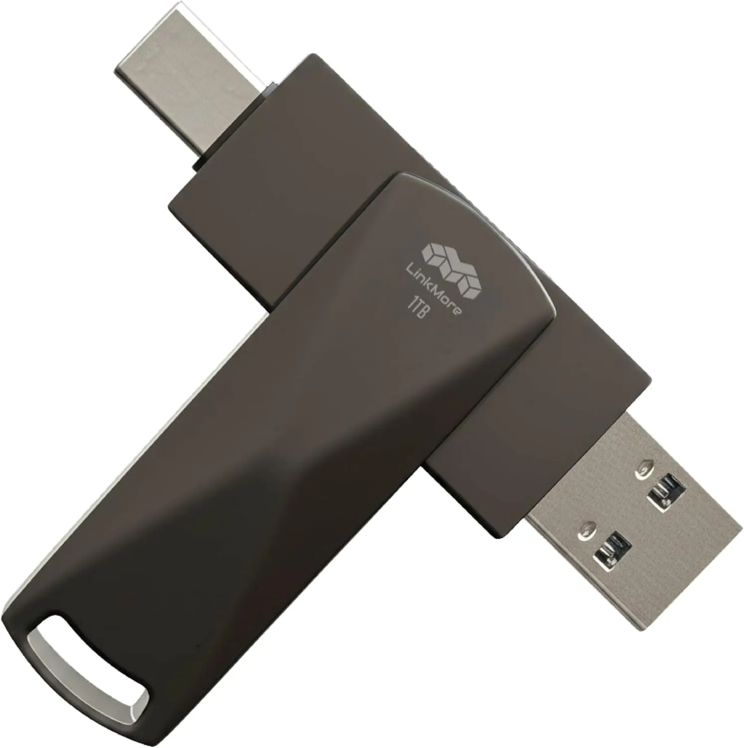 

1TB External SSD – USB 3.2 5Gbps, 560MB/s Read, 500MB/s Write, 110MB/s Sustained Write, Type-C & USB-A, for iPhone 15, PS5, Steam Deck, Android, Mac, Windows