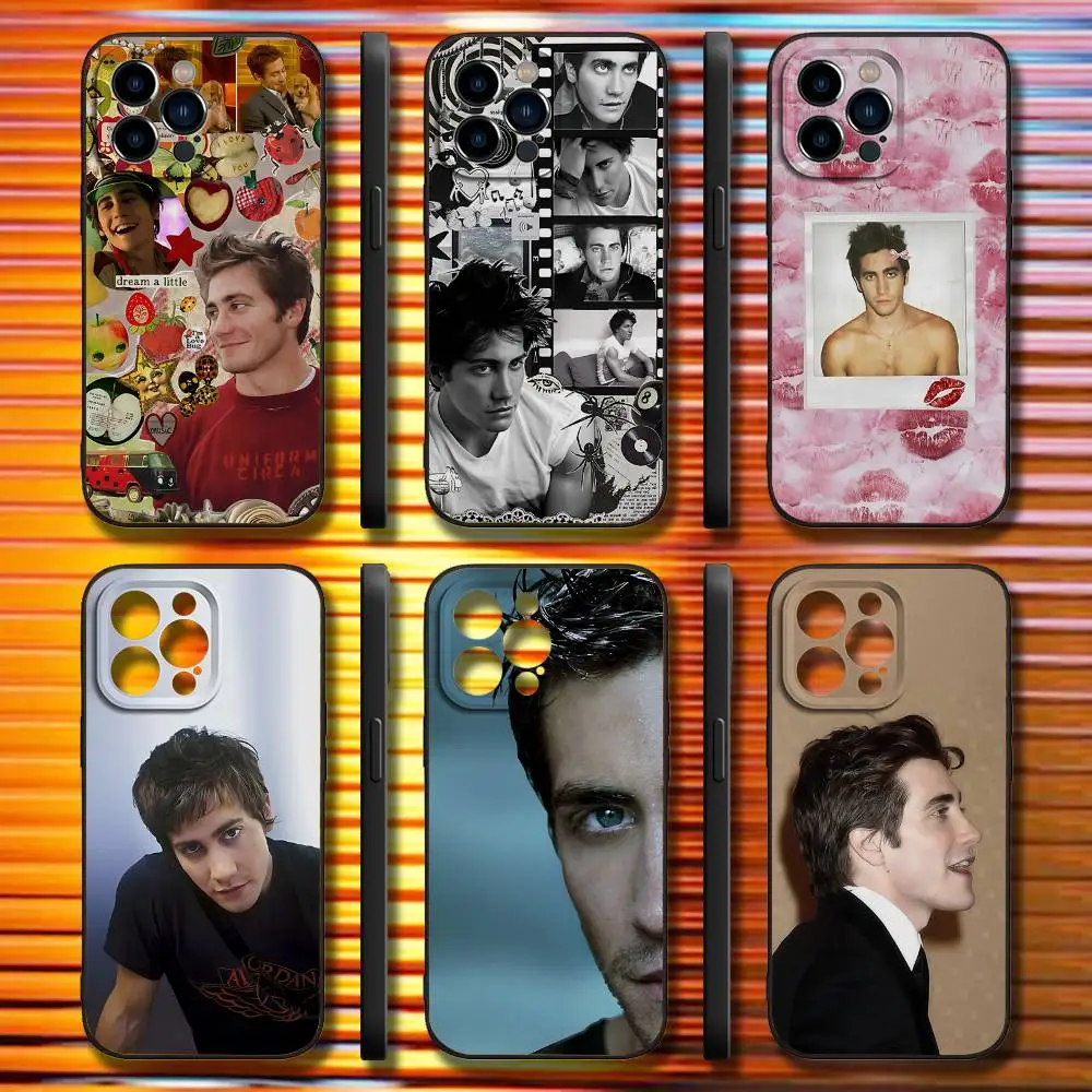 

Jake G-Gyllenhaal Phone Case For iPhone 16,15,14,13,12,11,Pro,Max,Plus,X,XS,SE4,E,Mini,Soft Black Case