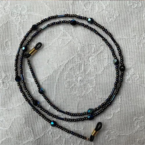 Imagen 2 del producto Cadena para gafas con cuentas de aurora boreal