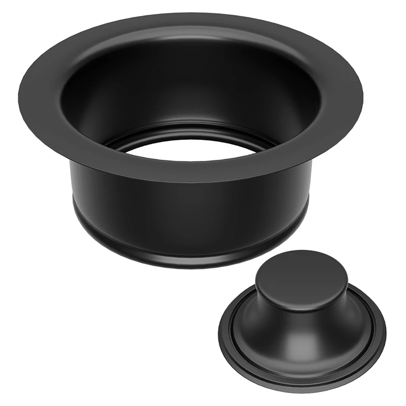 

A26F-Kitchen Sink Garbage Disposal Flange And Stopper,Sink Drain Flange With Stopper For Garbage Disposal Fit 3-1/2 Inch