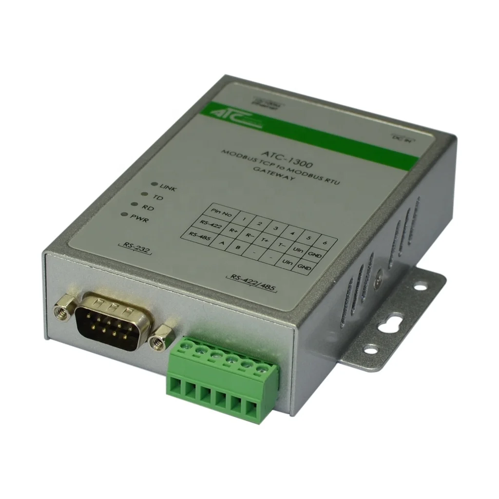 

Шлюз Modbus TCP 1-портовый для промышленного применения (ATC-1300)