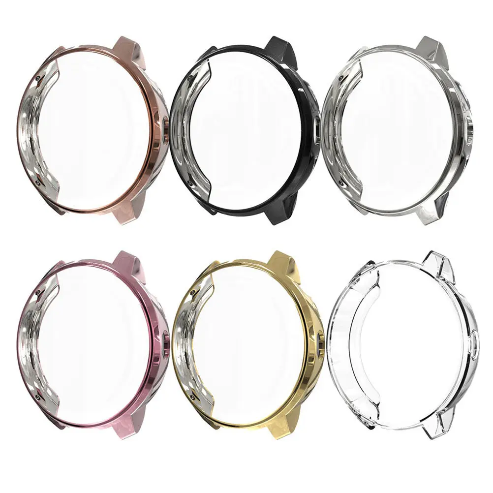 3 Watch Protective Cover Flexible Tpu Case Shell Rose Gold Protective Frame Smart Watch Cover Side Corner