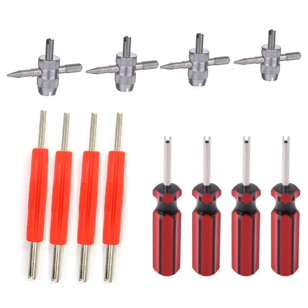 

Car Bicycle Tire Valve Stem Removal Tool Slotted Handle Tire Valve Stem Core Remover Screwdriver Tire Repair Install Tool