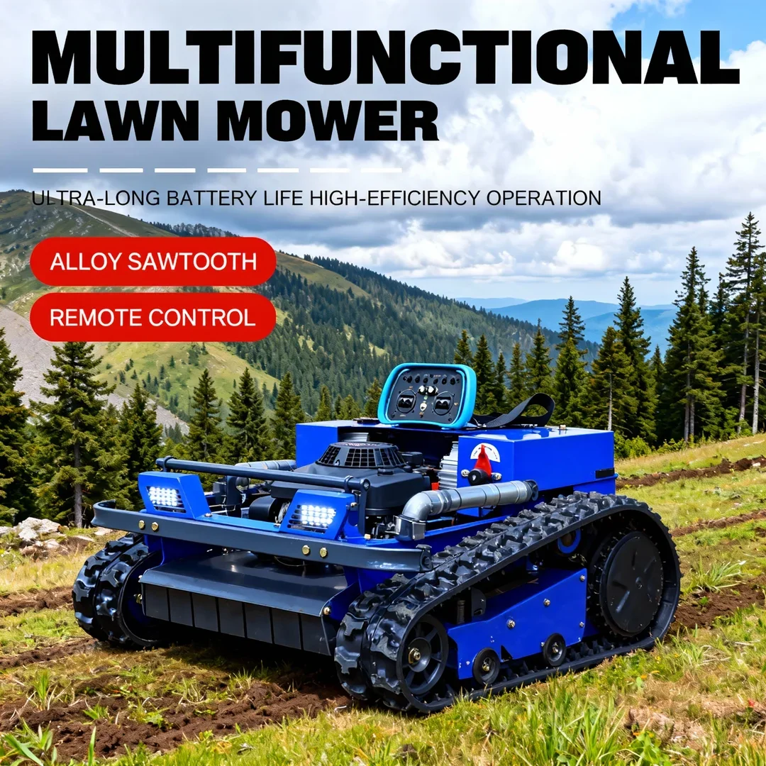تخصيص الصين شعبية البنزين تتبع جزازة العشب التحكم عن بعد-أداة إزالة الأعشاب الضارة الزاحفة ذاتية الدفع